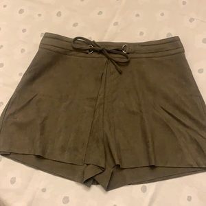 Soft honey punch skirt with shorts underneath. Very comfortable.